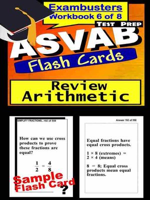ASVAB Test Arithmetic Review—Exambusters Flashcards—Workbook 6 of 8 - ebook